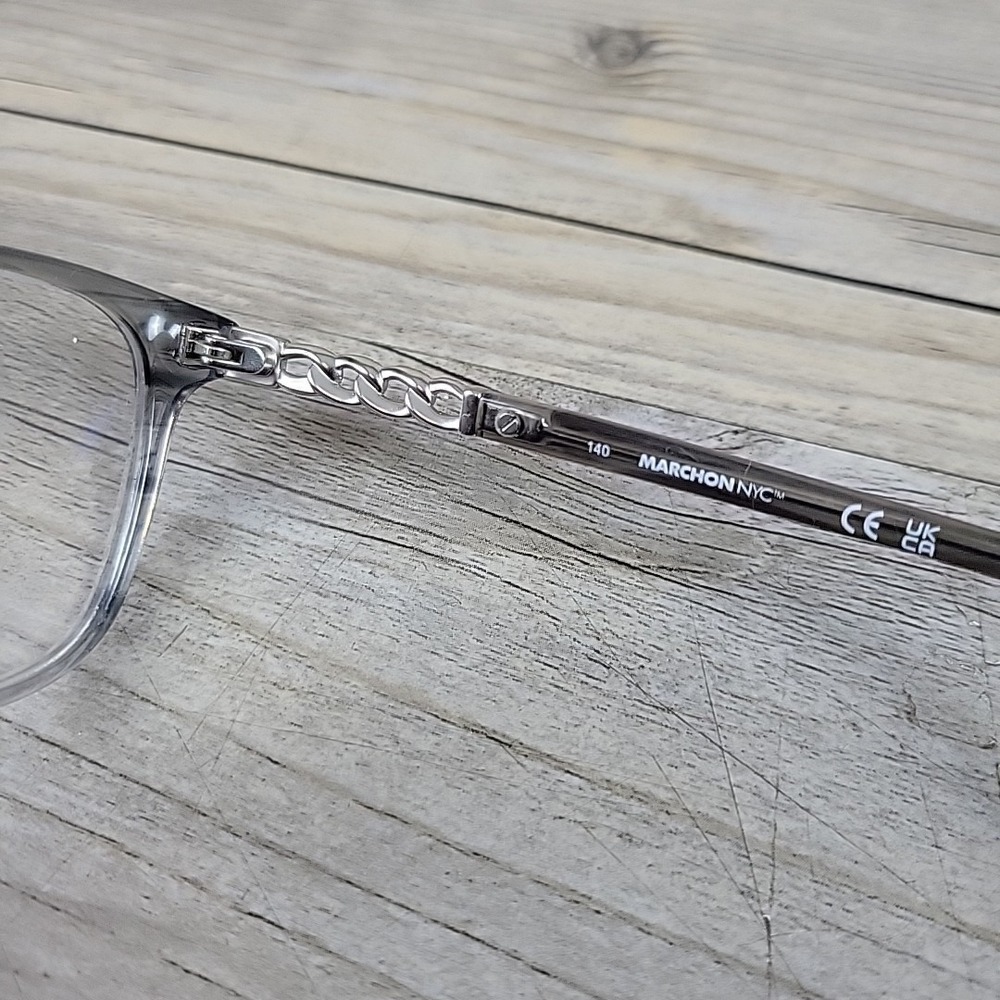 Marchon Eyeglasses M 5008 035 53-16‎ 140mm Frames Only Gray - Picture 4 of 12